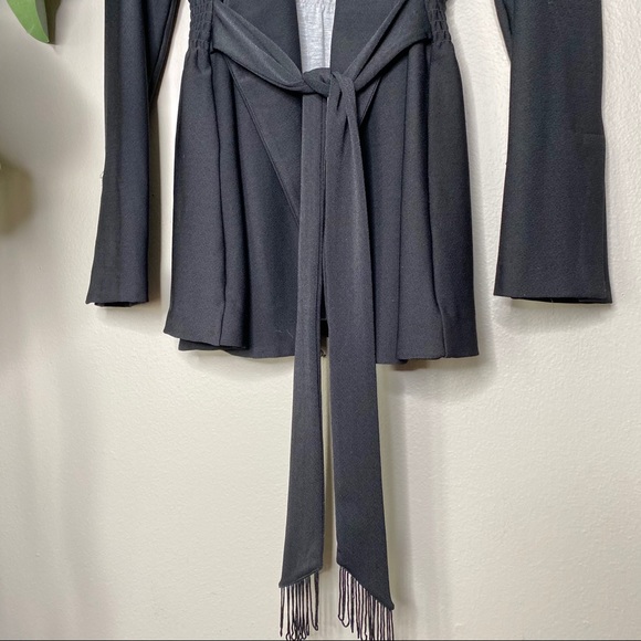 Lysse Quinn Belted Black Jacket Size S - Picture 5 of 9